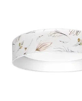 Svietidlá BRILAGI-LED Stropné svietidlo VELVET VARI LED/24W/230V CCT pr. 45 cm biela/kvetiny 8590828055174