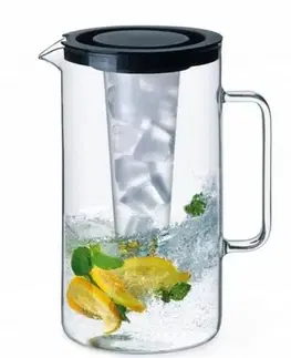Dekoratívne vázy SIMAX Džbán sklenený s vekom 2,5l, so zásobníkom na ľad, so sitkom
