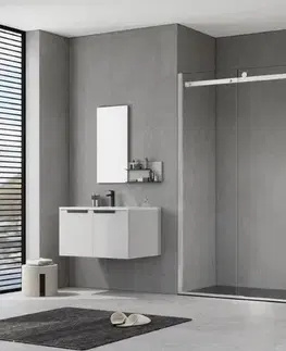 Sprchovacie kúty HOPA - Pevná bočná stena PANEL BELVER GRAFIT NEW - Farba rámu - Grafit, Pevná stena - 100 Smer zatvárania - Univerzálne Ľavé / Pravé, Výplň - Číre bezpečnostné sklo - 8 mm BCBELV100PSGCN