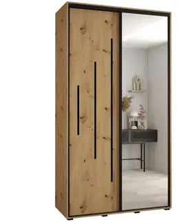 Šatníkové skrine Skriňa 45 Canaris 13 140 artisan/čierna