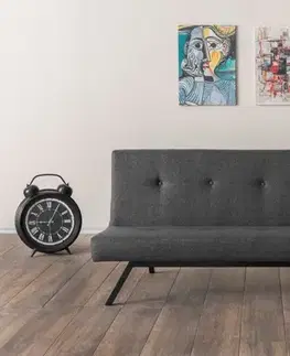 Pohovky a gauče Trojmiestna rozkladacia pohovka Zola - Dark Grey
