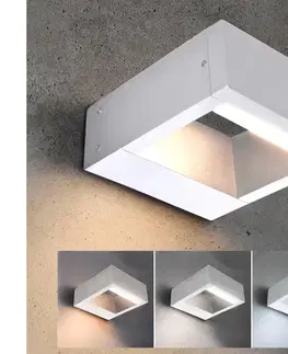 Svietidlá BRILAGI - LED Vonkajšie nástenné svietidlo RAGUSA LED/7W/230V biela IP54 WO-HR60072-OEM-WHT