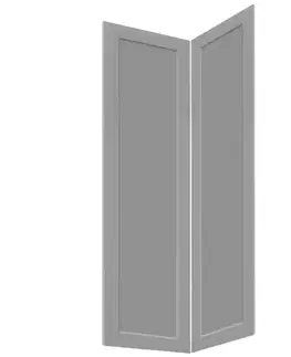Kuchynské skrinky Čelo skrinky Luxeo F15-G60N2(72) rám grey