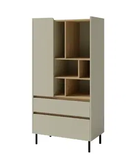 Nábytok Meblar  Regál LUCA LC06 | eukalyptus/dub baltic