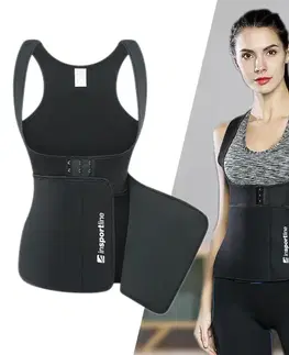 Zdravotné bandáže a ortézy Fitness korzet inSPORTline Corbeam čierna - S