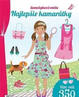 Nalepovačky, vystrihovačky, skladačky Samolepková móda: Najlepšie kamarátky
