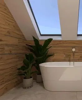 Vane Voľne stojaca vaňa SAT Mood 150x75 cm akrylát ľavá aj pravá SATVMOOD1500 SATVMOOD1500