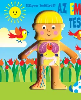 Leporelá, krabičky, puzzle knihy Milyen belülről - Az emberi test