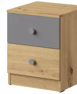 Všetky produkty Nočný stolík Nero 09 Šedá Mat