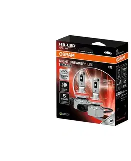 Žiarovky SADA 2x LED žiarovka do auta NIGHT BREAKER SMART H8 PGJ19-1/7W/12V 6000K - Osram 64212DWNBSM-2HB