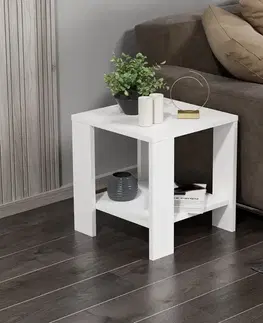 Konferenčné stolíky Príručný stolík / Odkladací stolík Midi Yan - White
