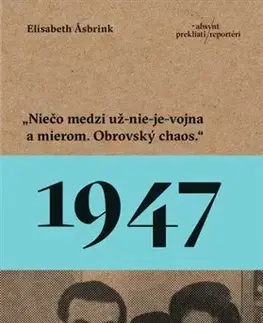 Fejtóny, rozhovory, reportáže 1947 - Elisabeth Asbrink
