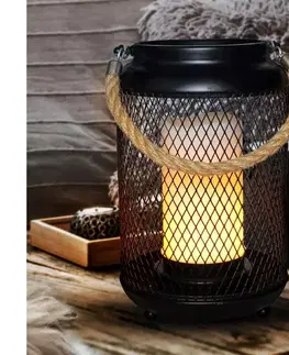 Svietidlá  WO3101 - LED Dekoračná stolná lampa LED/3xAA čierna WO3101