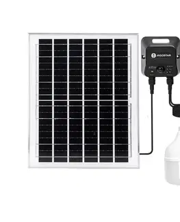 Svietidlá  B.V.  - LED solárny luster so senzorom 2xLED/70W/12V 12000 mAh 6500K pr. 12 cm B1020134U