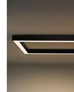 Svietidlá  LED stropné svietidlo LED/150W/230V 3000/4000/6500K 120x120 cm čierne CL7534