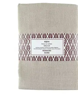Záclony do obývačky Záclona na páske  AQUA polyester béžová 400x120 Merkury Home