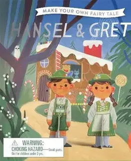 3D, magnetické, priestorové knihy Make Your Own Fairy Tale: Hansel & Gretel