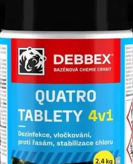 Bazénová chémia Kinekus Chémia bazénová, Cranit Quatro, tablety 2,4kg