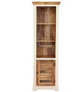 Obývačka Knižnica Agni 60x190x45 indický masív mango