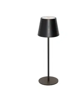 Lampy Stolná lampa čierna vrátane stmievateľnej a nabíjateľnej LED IP54 - Murdock