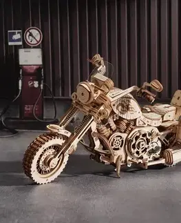 3D puzzle 3D Creative Drevené 3D Puzzle Motorka - mechanická