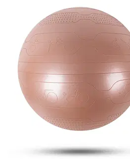 Gymnastické lopty Gymnastický míč inSPORTline Stretch Ball 55 cm mocha mousse