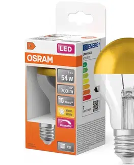 Žiarovky LED žiarovka so zrkadlovým vrchlíkom SUPERSTAR E27/7W/230V 2700K zlatá - Osram 4099854785535