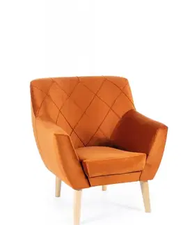 Kreslá Kreslo KIER 1 VELVET buk Signal