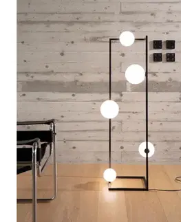 Lampy Ideal Lux - LED Stojacia lampa ANGOLO 5xG9/3W/230V čierna 284309
