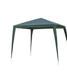 Záhradné stany a altány Happy Green Altán Party II tmavozelená, 2,4 x 2,4 m