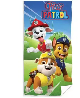 Osušky pre bábätká Detská osuška PAW PATROL team 70X140cm Setino Tiahome
