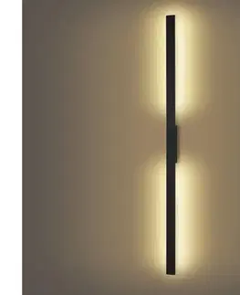 LED osvetlenie BRILAGI - LED vonkajšie nástenné svietidlo LUNA LED/30W/230V 3000K IP65 150 cm čierne CRI 90 BRI821