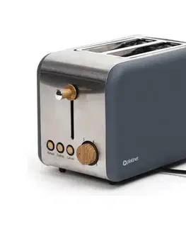 Predlžovacie káble  Hriankovač s dvoma otvormi 900W/230V nerez/šedá PETVWGR