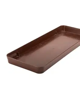 Kvetináče a truhlíky Kinekus Miska pod truhlík 40 cm, hnedá