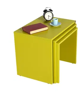 Konferenčné stolíky Odkladací stolík SHP Green, 3 ks