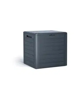 Záhradné úložné boxy NABBI MBWL140 záhradná truhlica 140 l antracit