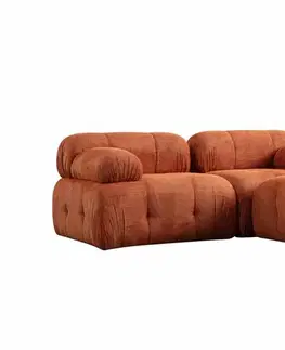 Sedacie súpravy Rohová sedacia súprava / Rohová pohovka Petite 2 - Orange