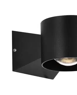 LED osvetlenie  LED Vonkajšie nástenné svietidlo LED/5W/230V 3000K IP65 čierna 10445