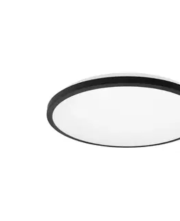 Svietidlá Top Light - LED Kúpeľ. stropné svietidlo ONYX LED/10W/230V IP44 pr. 29 cm čierna Onyx KS CCT