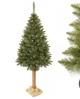 Vianočné dekorácie  Vianočný stromček na kmeni 180 cm smrek EL-SNP180