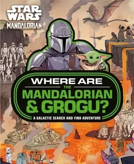 Nalepovačky, vystrihovačky, skladačky Star Wars: Where are The Mandalorian and Grogu? Search and Find Activity Book - Walt Disney