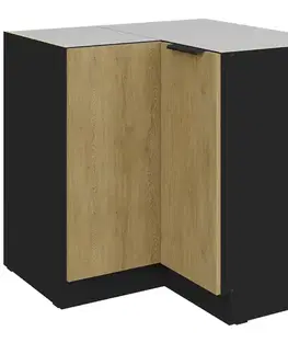 Kuchynské skrinky stojace Kuchynská skrinka Cremona Bl 90x90 Dn 2f Bb