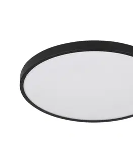 Svietidlá Globo 41566-15S - LED Stropné svietidlo NIELSEN LED/15W/230V pr. 23 cm čierna 41566-15S