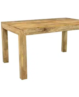 Jedálenské stoly Jedálenský stôl Hina 140x90 z mangového dreva