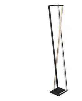Lampy Trio - stmievateľná LED stojacia lampa EDGE LED/26W/230V 2300/3000/4000K čierna 426810132