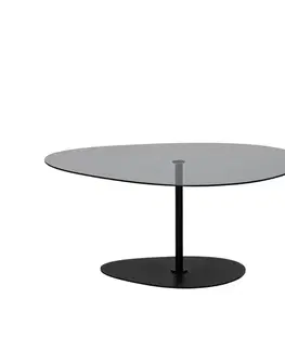 Konferenčné stolíky Konferenčný stolík Porto - Dark Grey, Black