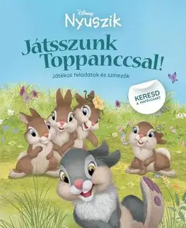 Príprava do školy, pracovné zošity Disney Nyuszik - Játsszunk Toppanccsal!