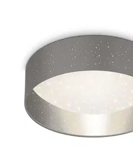 Svietidlá Briloner 3882-014 - LED Stropné svietidlo MAILA STARRY LED/18W/230V šedá/strieborná 3882-014
