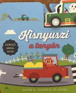 Leporelá, krabičky, puzzle knihy Kisnyuszi a tanyán