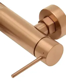 Kúpeľňové batérie Vaňová batéria SAT Aurum bez sprchového setu 150 mm brúsená rose gold SATBAUR222BRG SATBAUR222BRG
